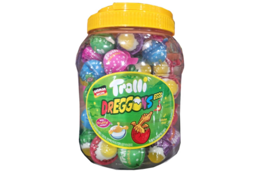 TROLLI 드래곤 에그젤리 1,128G / 18.8GX60