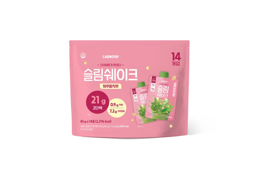 LABNOSH랩노쉬 슬림쉐이크 제주말차맛 45G X 14개