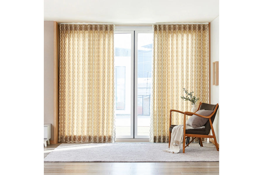 커튼 골드베이지 520 x (230/240) cm