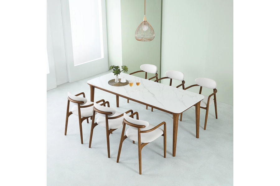 더리치 40 양면 세라믹 6인 식탁 세트 1950