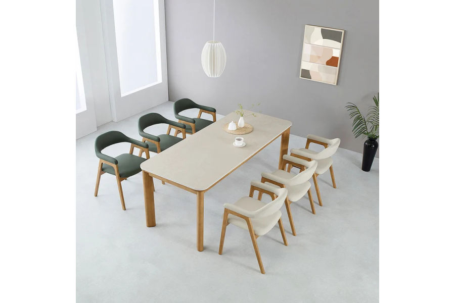 더리치 90 양면 세라믹 6인 식탁 세트 1950