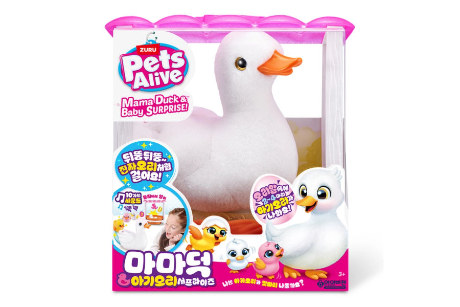 주루 펫 얼라이브 마마 덕과 아기 오리 서프라이즈