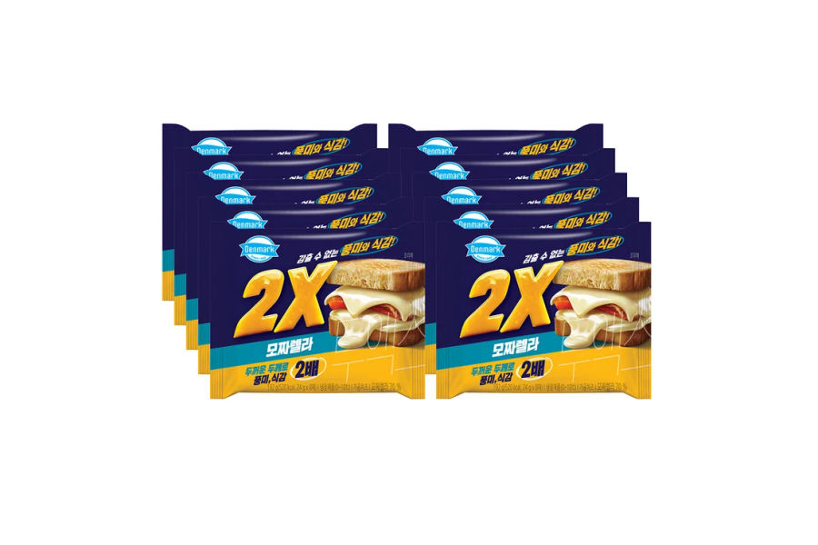 동원 덴마크 2X 모짜렐라 슬라이스 치즈 192g x 10
