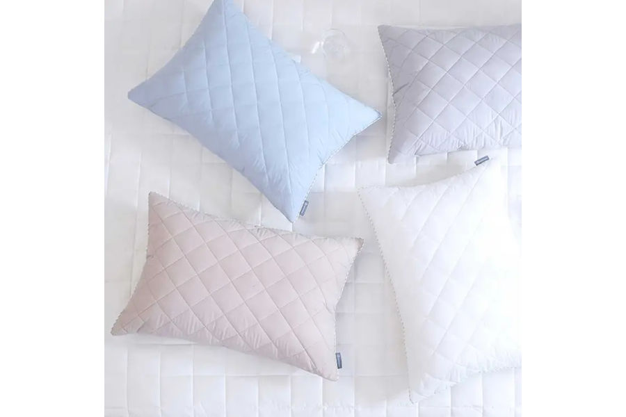 April at Home 고밀도 워싱면 누빔 베개커버 2P