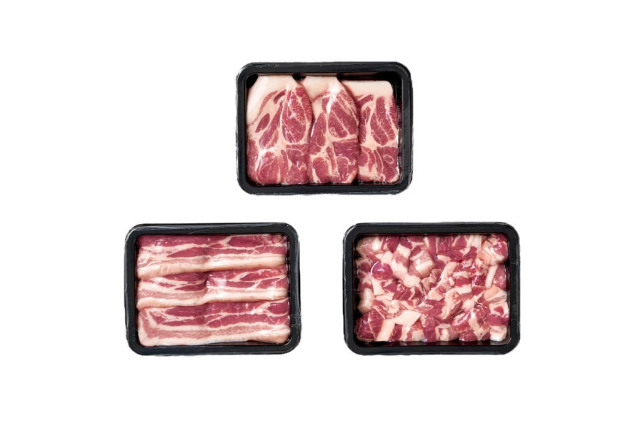 제주흑돼지 삼겹살로스+목심로스+찌개 (1.6kg)