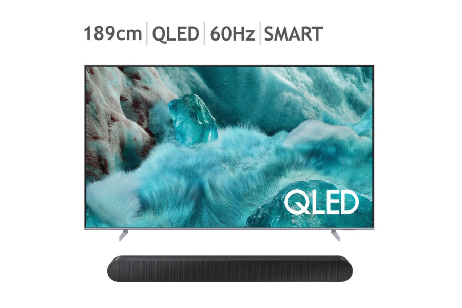 SAMSUNG QLED TV 75형 189CM + S55B SOUNDBAR 