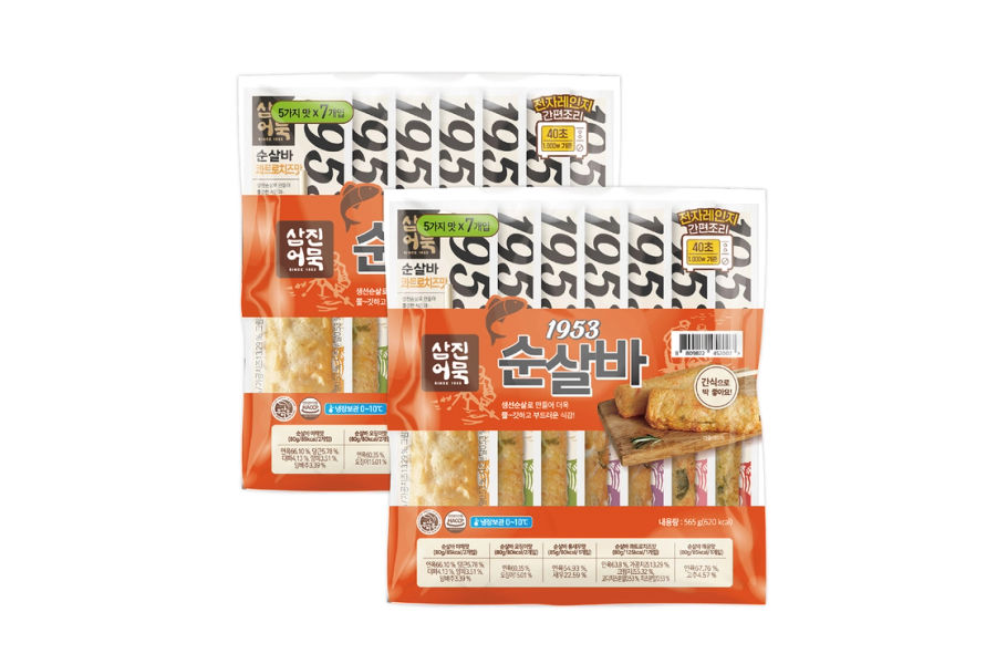 삼진어묵 1953 순살바 5종 7개입 560g x 2