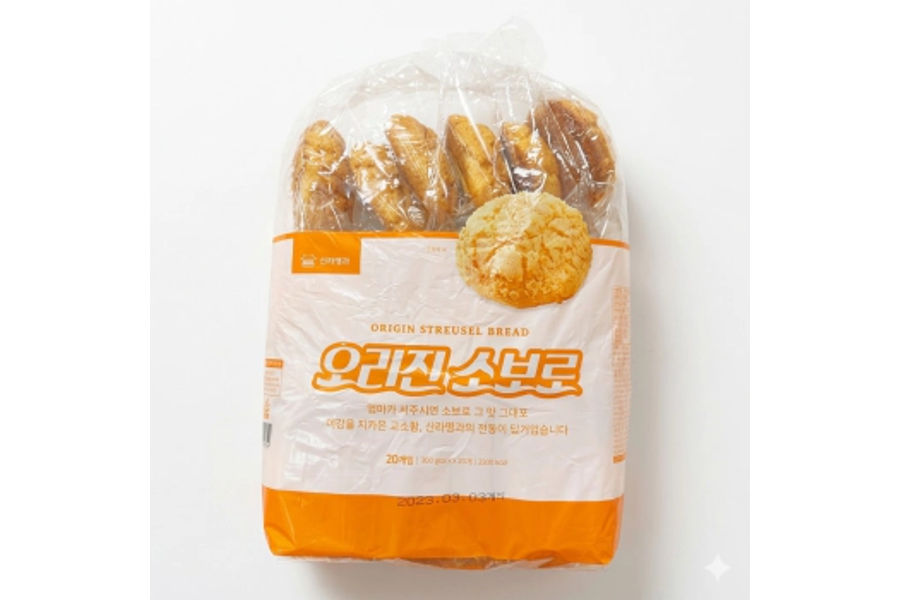 신라명과 오리진소보로빵 45GX20