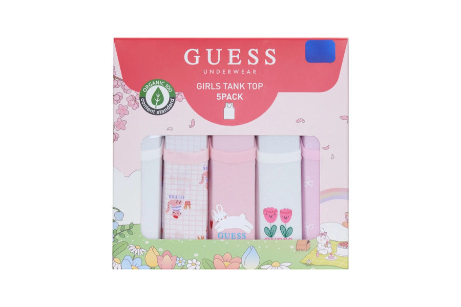 GUESS 아동런닝 5매 65-85 ASIAN SIZE