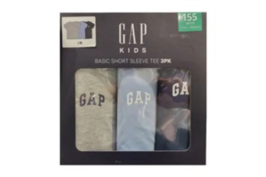 GAP 아동반팔티셔츠 3매 120 - 155 ASIAN SIZE
