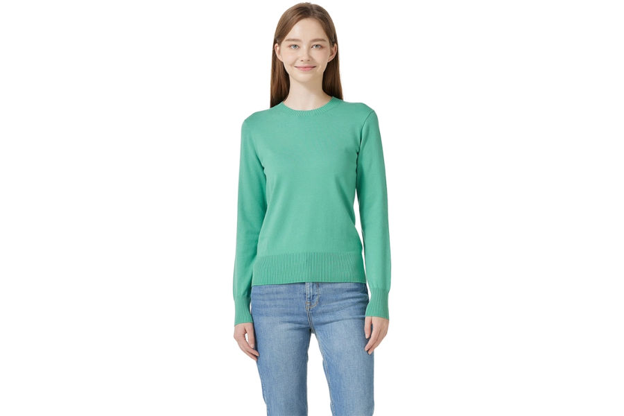 리디아 바인 여성 수피마 코튼 혼방 풀오버