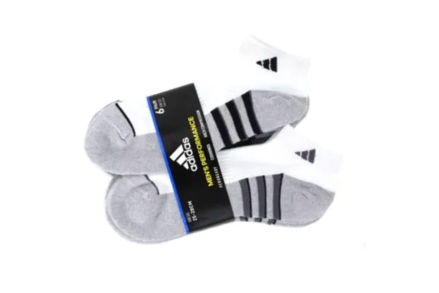 ADIDAS 남성 스포츠양말 6 족 FREE SIZE