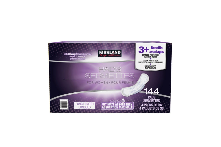 커클랜드 시그니춰 성인용 패드 144매(여성용)