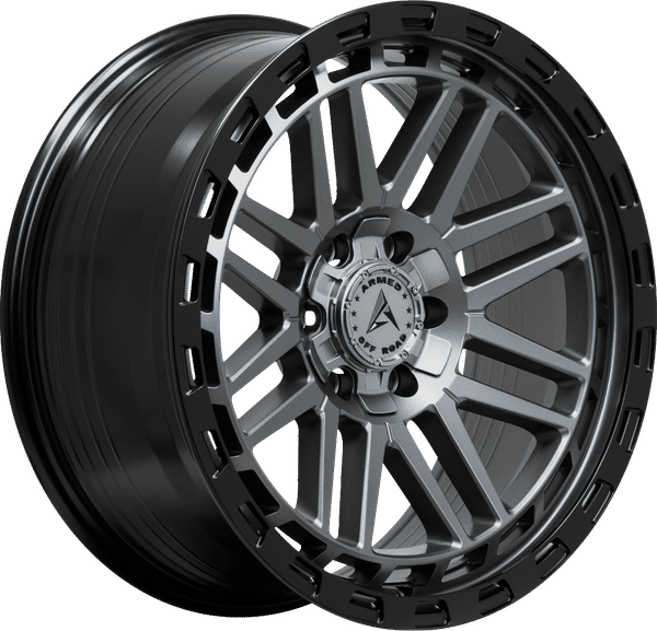 Armed Off-Road Tank – 17x9 – 6x135/6x139.7 – Matte Black + Gunmetal Face Wheel