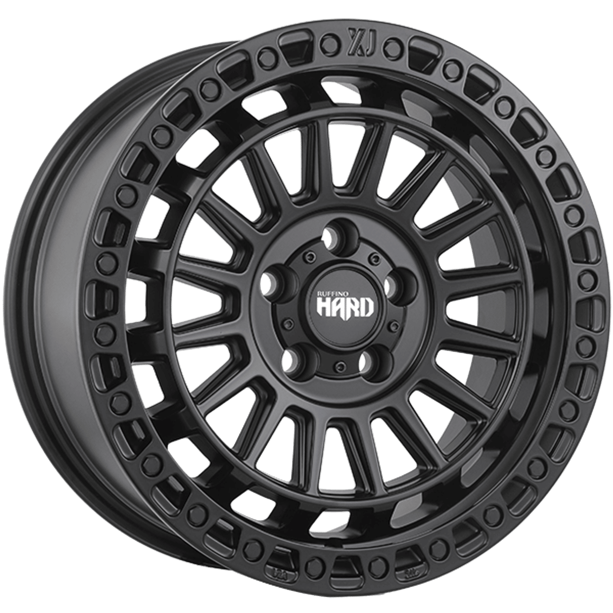 Ruffino Hard XJ – 17x7.5 – 5x114.3 – Satin Black Wheel