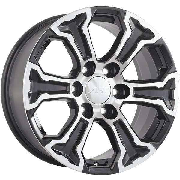 Art Replica Replica 385 – 18x8.5 – 6x139.7 – Gloss Black - Machined Face Wheel