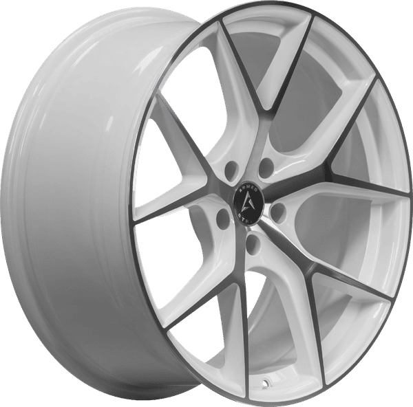 Armed Street Sniper – 22x9.5 – 5x115 – Gloss White Machined Wheel