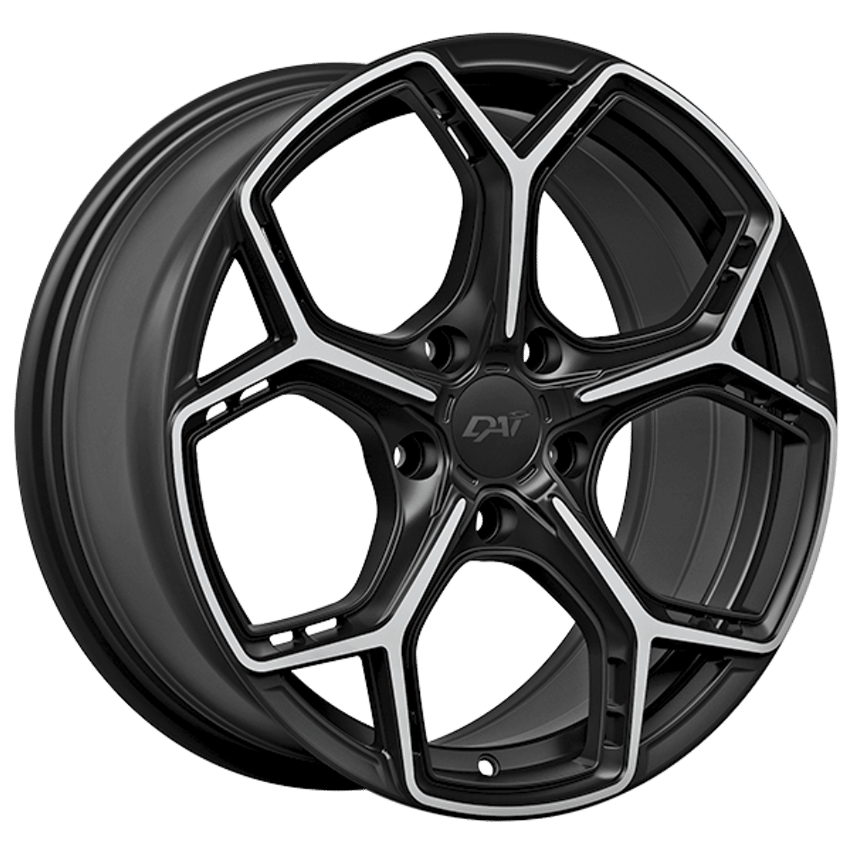 Dai Wheels Widow – 16x7 – 5x114.3 – Gloss Black - Machined Face