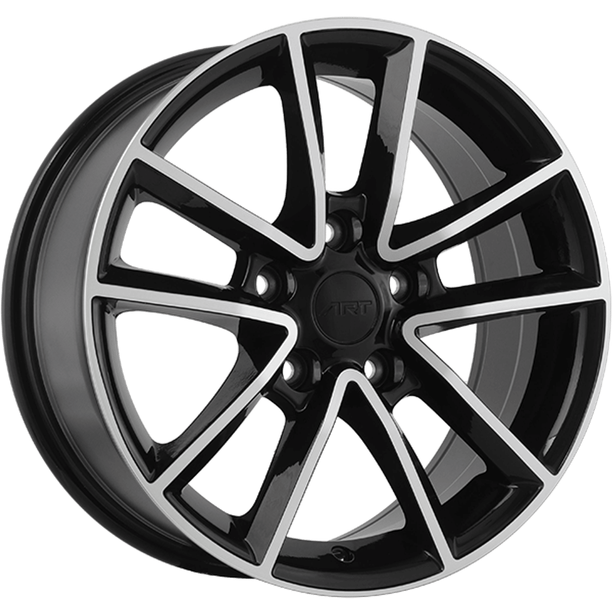 Art Replica Replica 48 – 17x7.5 – 5x127 – Gloss Black - Machined Face Roue