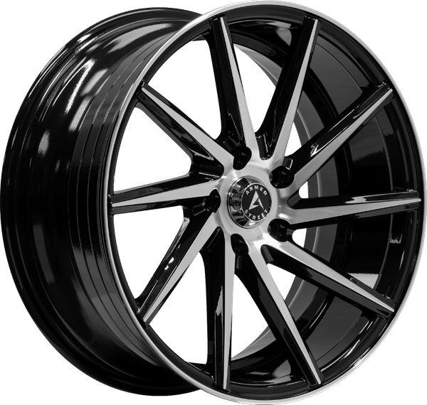 Armed Street .38 Cal – 17x7.5 – 5x113 – Gloss Black Machined Face Wheel