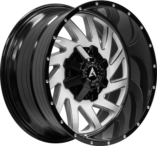 Armed Off-Road Aggressor – 24x12 – 8x170 – Gloss Black Machined Face Wheel