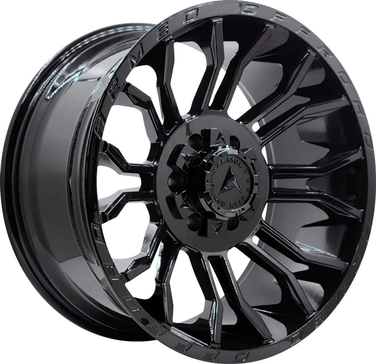 Armed Off-Road Havoc – 20x12 – 6x135/6x139.7 – Full Gloss Black Wheel