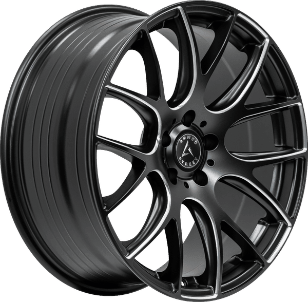 Armed Street Ammo – 20x10 – 5x113 – Satin Black Milled Spokes Wheel