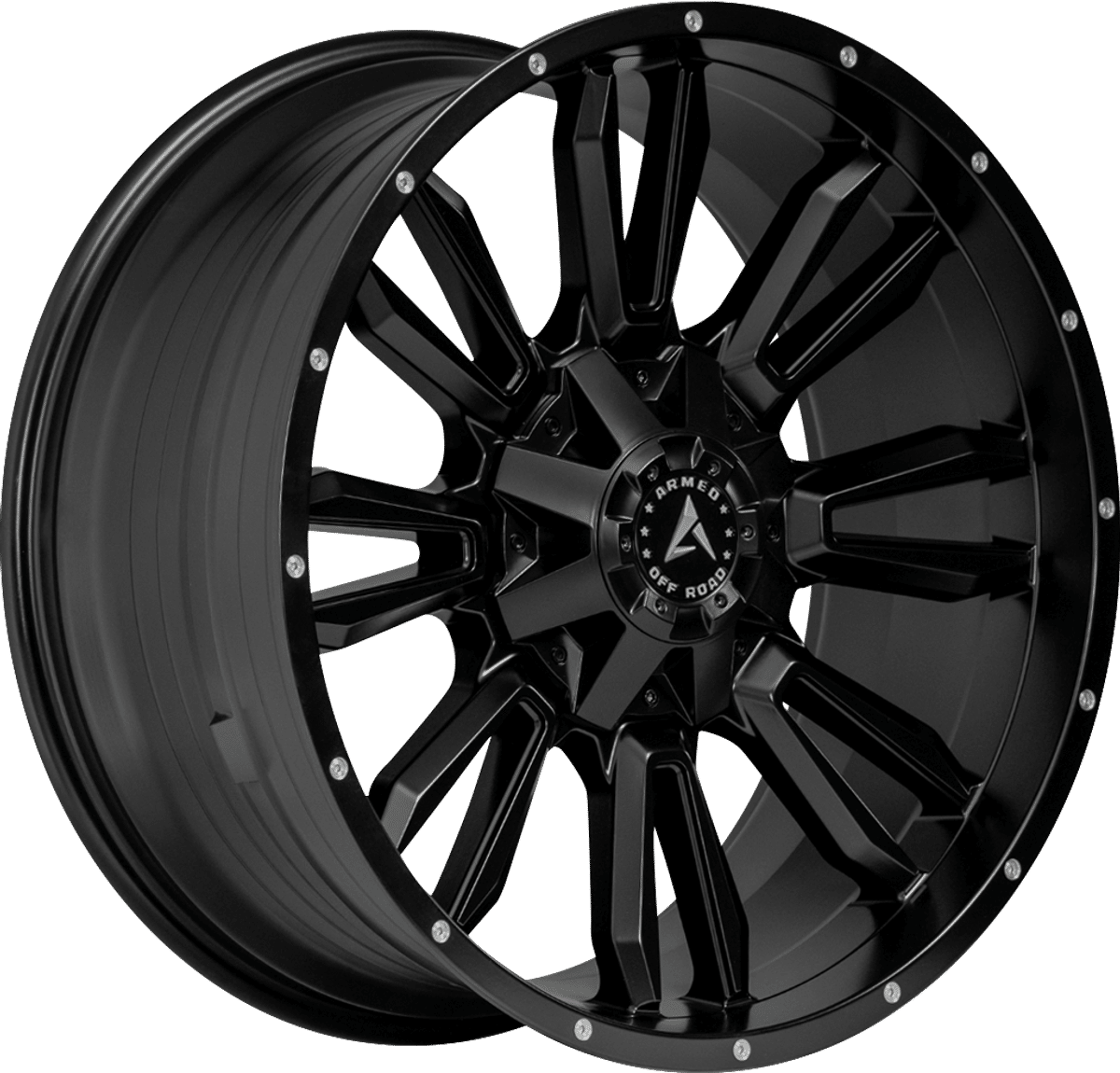 Armed Off-Road Dagger – 20x10 – 8x170 – Satin Black Wheel