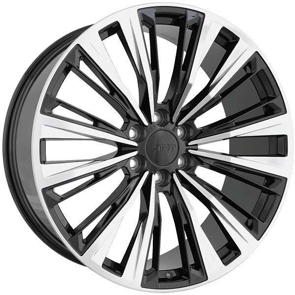 Art Replica Replica 355 – 24x10 – 6x139.7 – Gloss Black - Mirror Polish Wheel