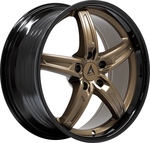 Armed Syndicate Boss – 18x9 – 5x113 – Matte Bronze + Black Barrel Wheel