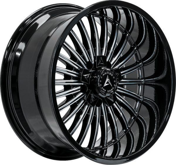Armed Off-Road Force – 24x12 – 5x127/5x139.7 – Gloss Black Milled Wheel