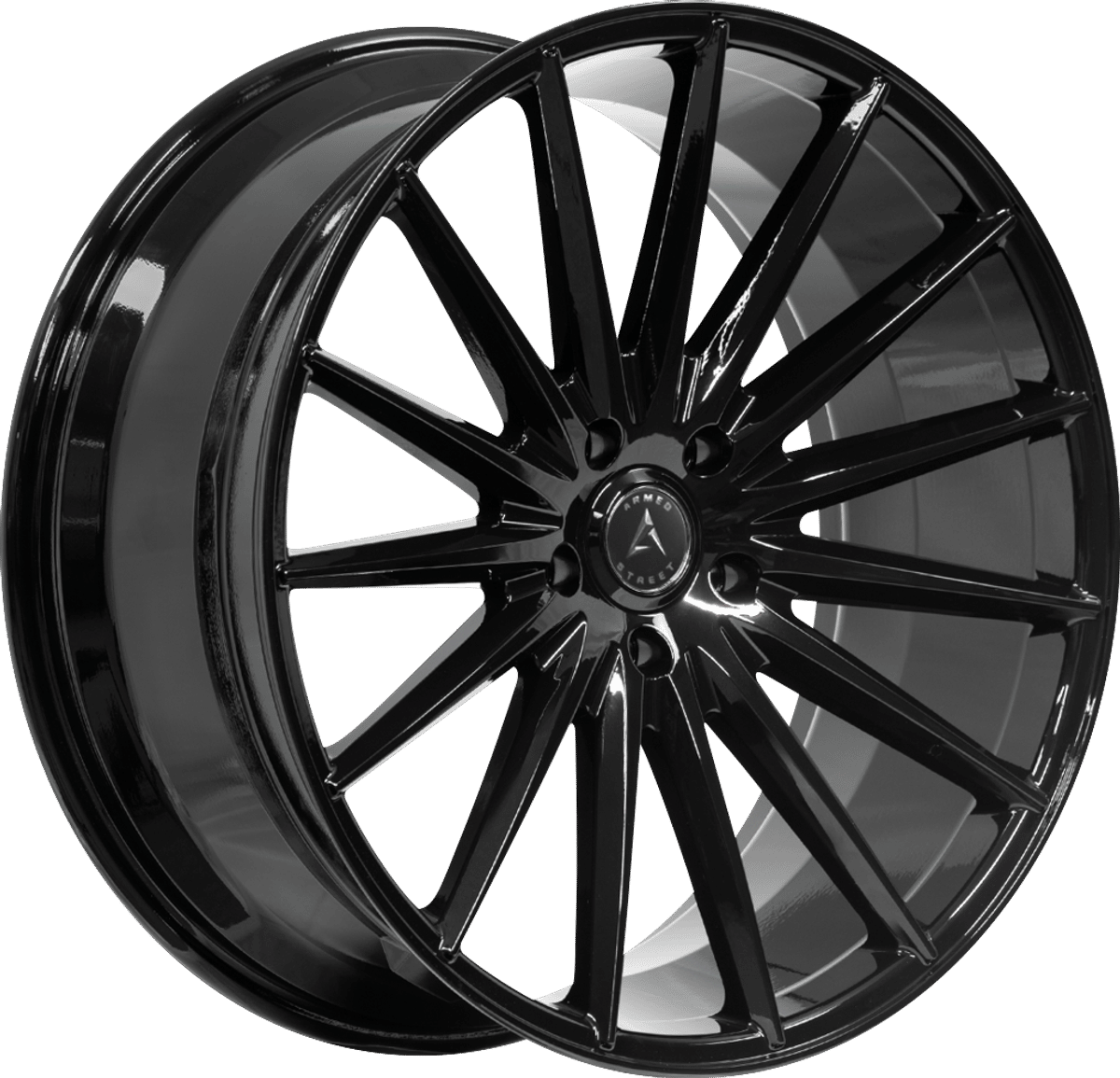Armed Street Rival – 22x9.5 – 5x113 – Gloss Black Wheel