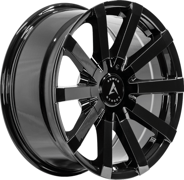 Armed Street Outlaw – 17x8 – 5x109/5x113 – Gloss Black Wheel