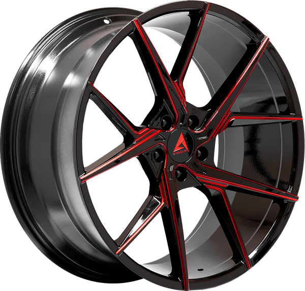 Armed Syndicate Phantom – 21x11 – 5x120 – Red Milled Wheel