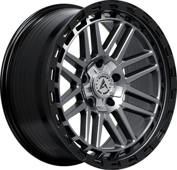Armed Off-Road Tank – 18x9 – 5x113/5x127 – Matte Black + Gunmetal Face Wheel