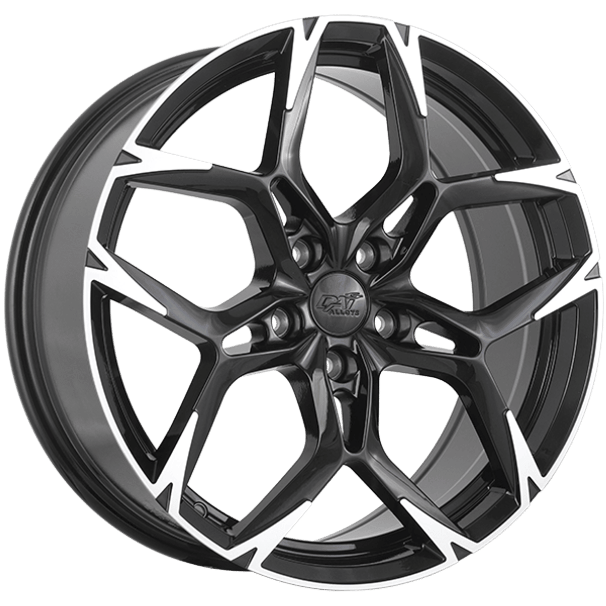 Dai Wheels Razor-X – 19x8 – 5x115 – Gloss Black - Machined Face