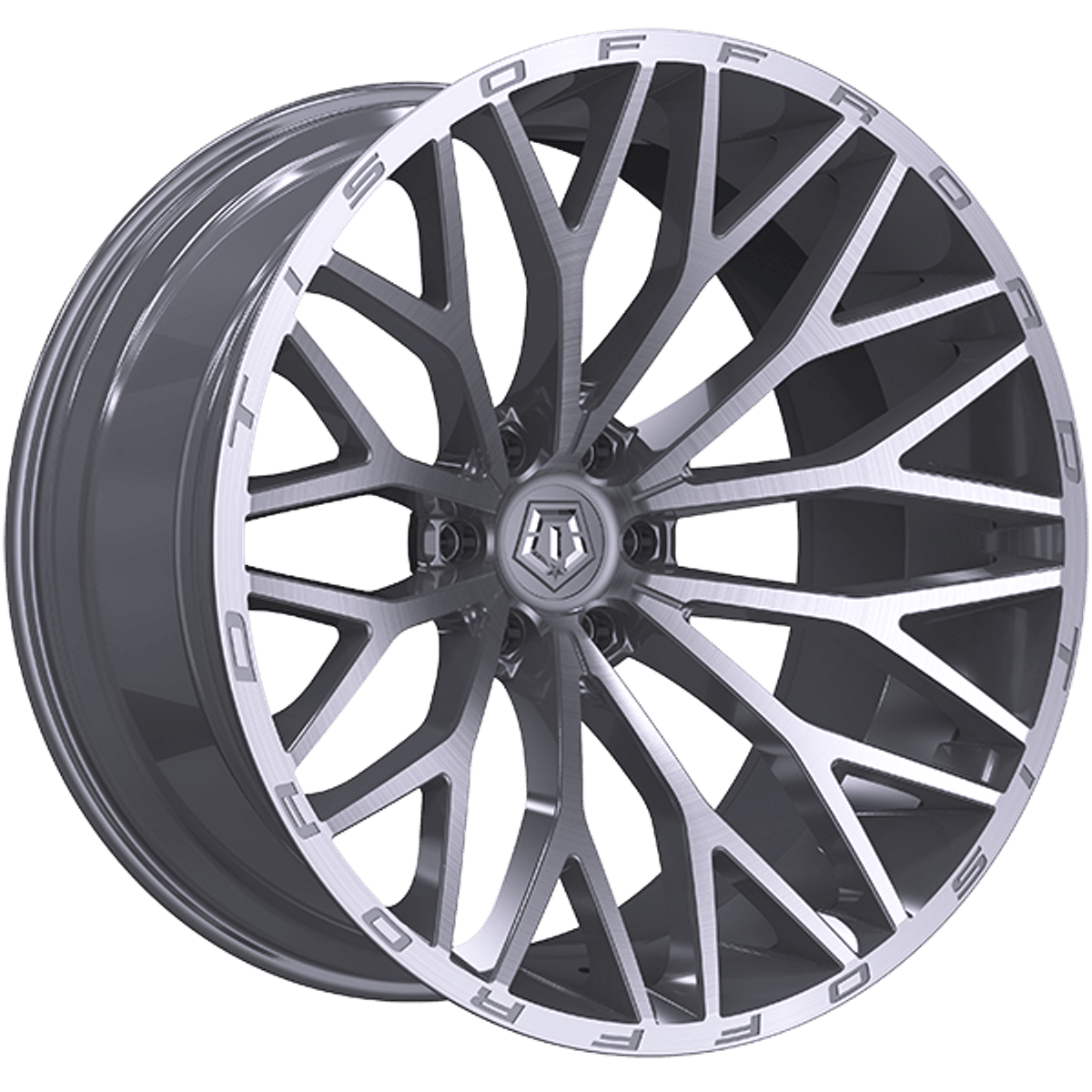 Tis Wheels 566 – 20x9 – 6x135 – Silver - Brushed Face