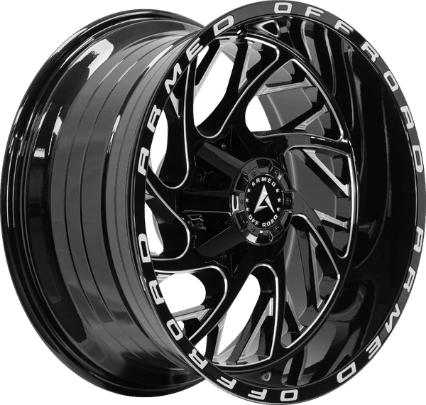 Armed Off-Road Carnage – 20x12 – 5x139.7/5x150 – Gloss Black Milled Armed Wheel