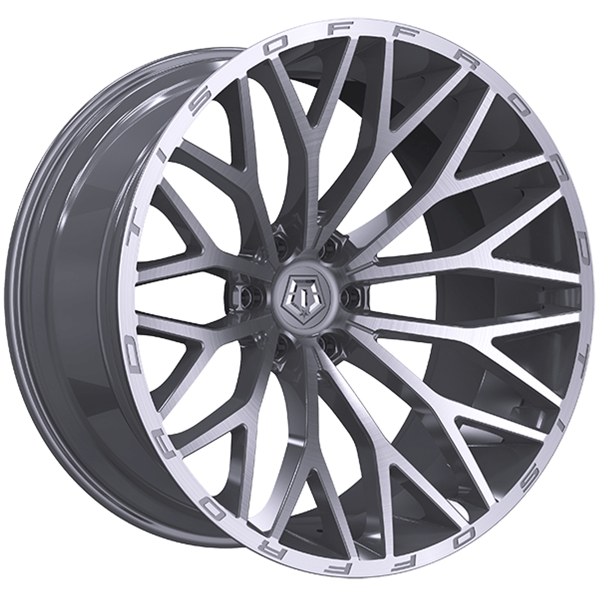 Tis Wheels 566 – 20x10 – 6x139.7 – Silver - Brushed Face