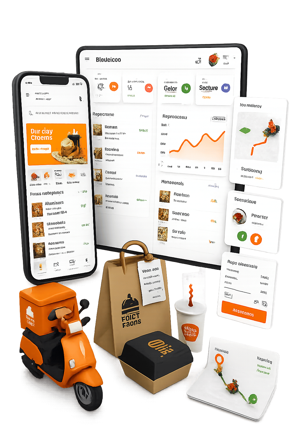 food-delivery service visual