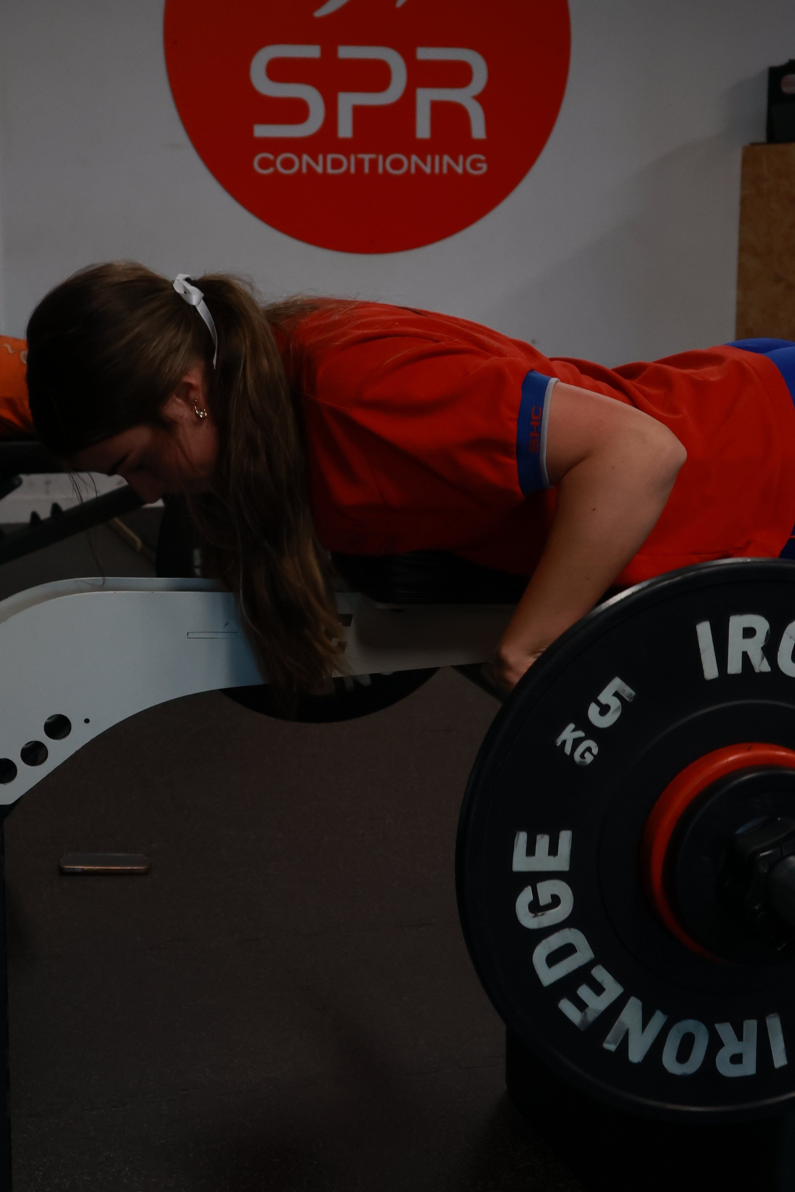 Young athletes training