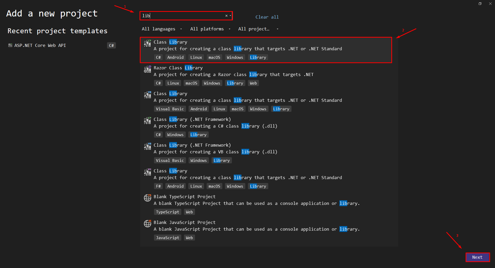 Tạo một Blank Solution