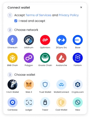 Supports a wide range of Digital wallets