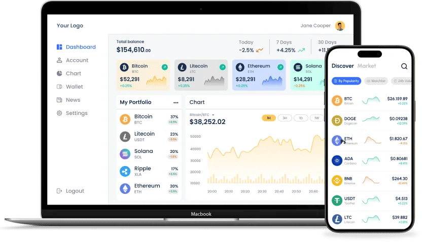 centralized exchange development company banner