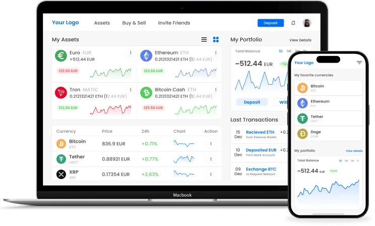 Cryptocurrency Exchange Development Company Banner