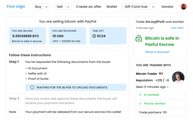paxful clone script slide3