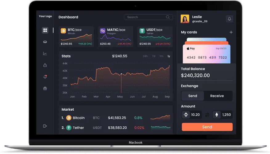 Paxful clone script dashboard overview