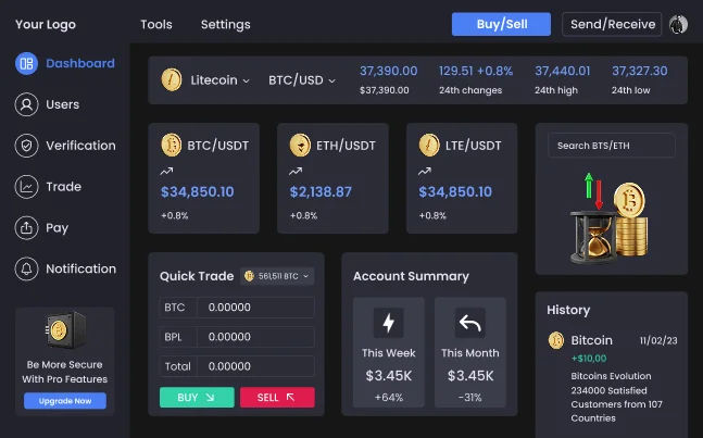 White Label Decentralized Exchange Demo 1