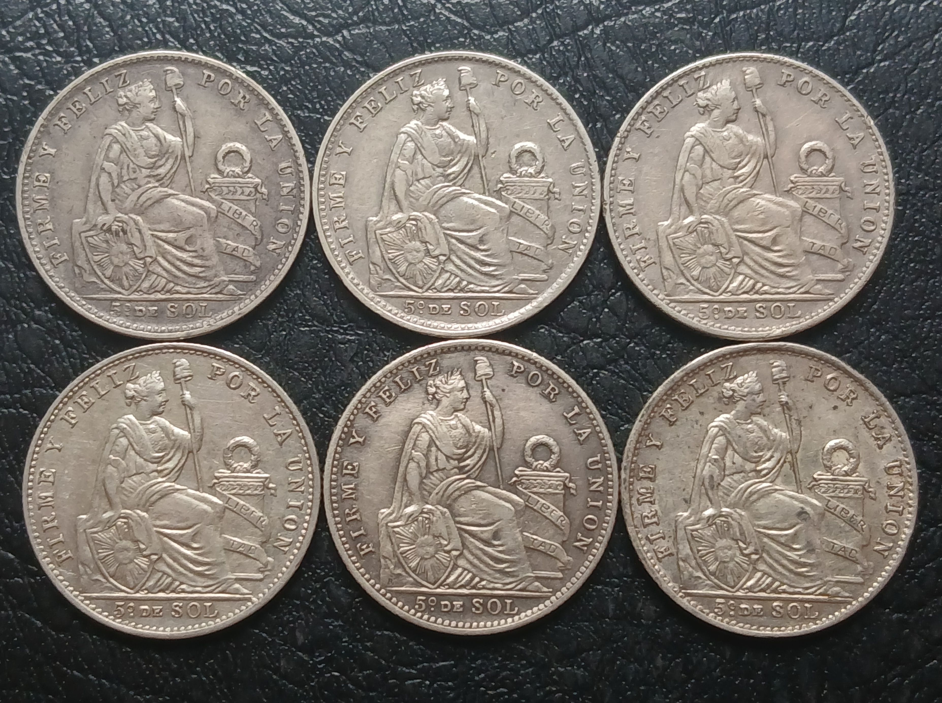Venta lote quintos de sol plata 9 décimos