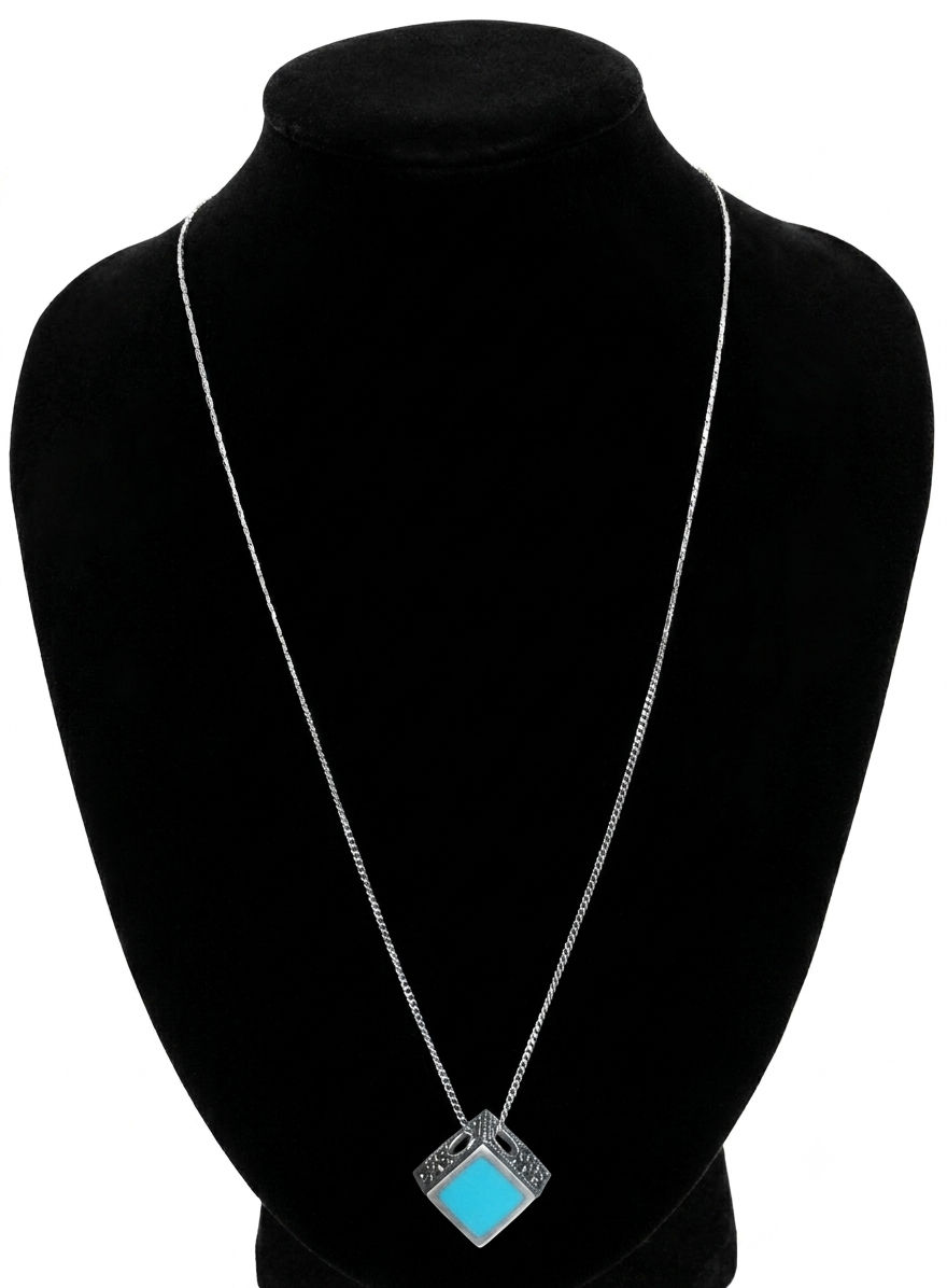 Collar con dije Vintage plata 925